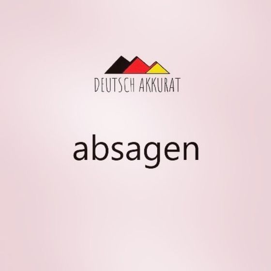absagen