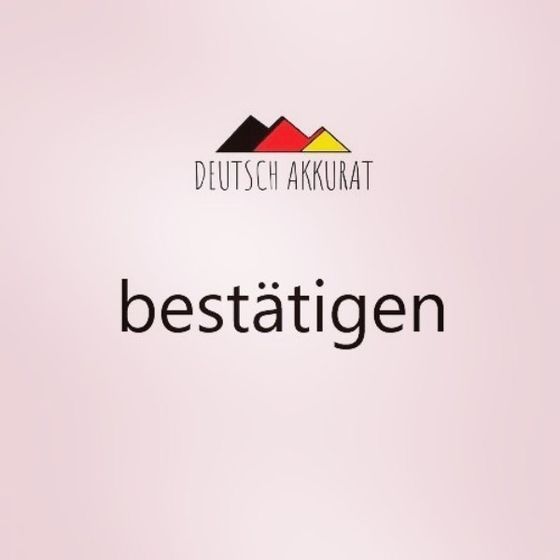 bestätigen
