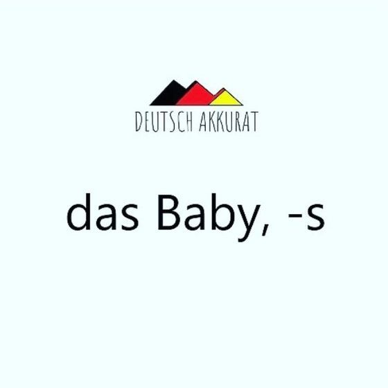 das Baby, -s