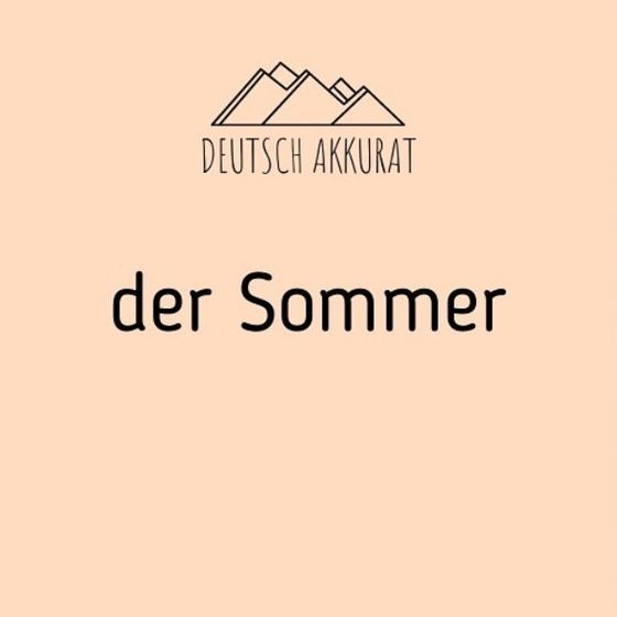 der Sommer