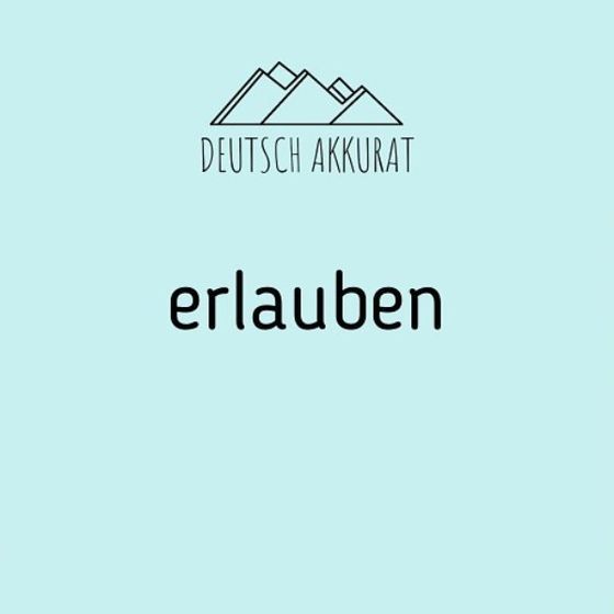 erlauben