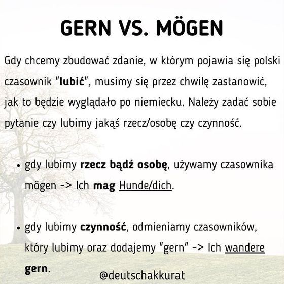 gern vs. mögen