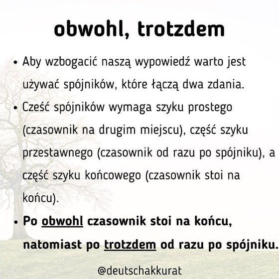 obwohl, trotzdem