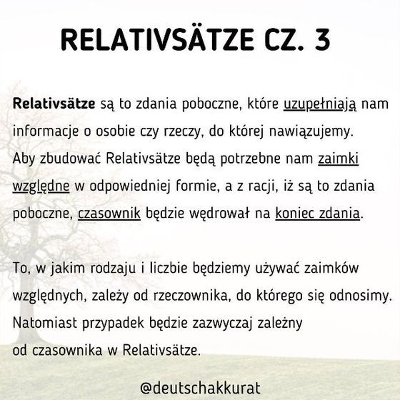 Relativsätze, cz. 3