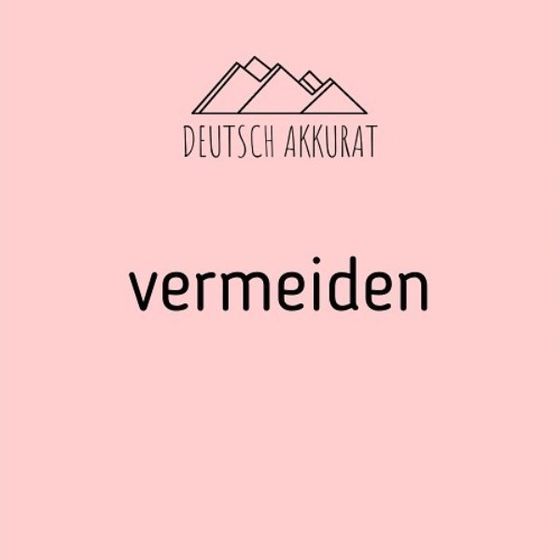 vermeiden