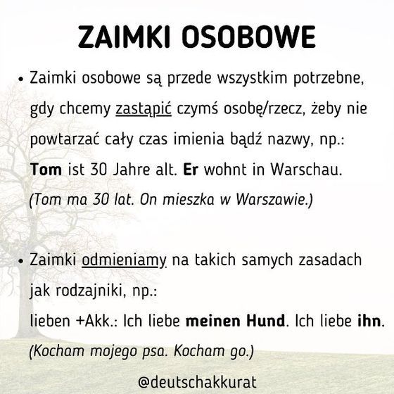 Zaimki osobowe